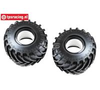 Losi Monster Truck Tyre Left Right LMT LOS43031