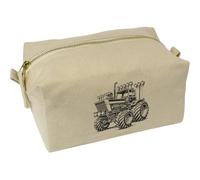 'Monster Truck Tractor' Canvas Wash Bag/Makeup Case (CS00043202)