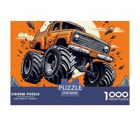 Monster Truck Ultra Truck 1000 Piece Puzzles Age 14+ for Adults Car Whimsical Challenge Colourful Creativity Gift Giving 100% Recycled Cardboard Jumbo 38x26cm/1000pcs