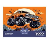 Monster Truck Ultra Truck Jigsaw Puzzles Puzzles for Adults Kids. 1000 Piece Whimsical Challenge Toy Educational Games Home Decoration for Educational Games Gifts 70x50cm/1000pcs