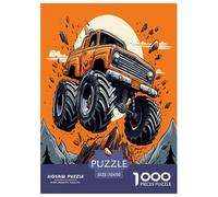 Monster Truck Ultra Truck Jigsaw Puzzles Puzzles for Adults Kids. 1000 Pieces Impossible Challenge Toy Educational Game Home Decoration for Adults& Kids Age 14 Years Up 70x50cm/1000pcs
