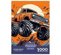 Monster Truck Ultra Truck Puzzles 1000 Pieces for Adults Car Fun Challenging Brainteasing Jigsaw Colourful Home Decoration Randomly Shaped 70x50cm/1000pcs