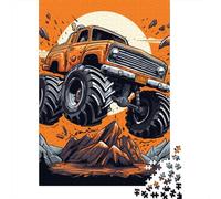 Monster Truck Ultra Truck Wooden Jigsaw Puzzles 1000 Pieces Jigsaw Creative Rectangular Large Family Puzzle Game Artwork for Adults Teens 1000pcs (75x50cm)