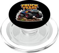 Monster Truck Yeah Funny Pun Wordplay Fan Lover Event Quote PopSockets PopGrip for MagSafe