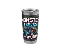 Monster Trucks are My Jam Stainless Steel Insulated Tumbler