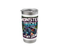 Monster Trucks are My Jam Stainless Steel Insulated Tumbler