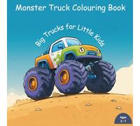 Monster Trucks Colouring Book: Big Trucks for Little Kids