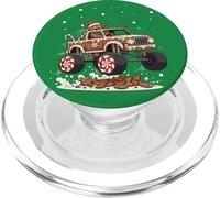 Monster Trucks Gingerbread Man Christmas Cookie Crush PopSockets PopGrip for MagSafe