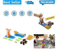 Hot Wheels Monster Trucks Launch and Bash Play Set