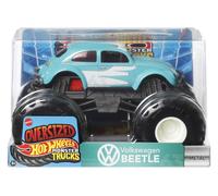Hot Wheels Monster Trucks VW Beetle Toy Vehicle 1:24 Scale for Ages 3 and Up