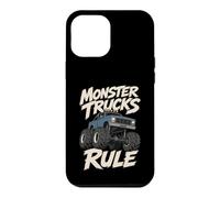 Monster Trucks Rule Big Tires Jump Monster Blue Pickup Truck Case for iPhone 12 Pro Max