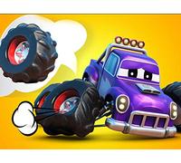 Monster Truck's tires/ Demolition Crane sleepwalks / The bulldozer helps tire store / Lego Treasure Hunt