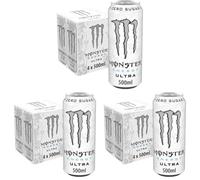 Monster Ultra Energy Drink 4 x 500 ml (Pack of 3)