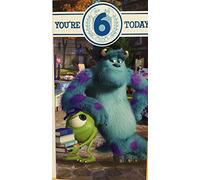 Monster University Birthday Card You're 6 Today