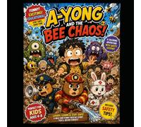 Monster Village Coloring Book for Kids Ages 4-6: Funny and Friendly Monster Adventure with Bees and Silly Chaos