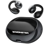 Monster Wireless Earbuds, Bluetooth 5.4 Clip-On Earbuds with HiFi Stereo,Open Ear Headphones with ENC Clear Call, 21H Playtime, Fast Charge, Touch Control,IPX6 Waterproof Wireless for Workouts,Outdoor