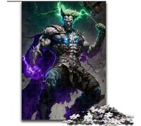 Monster with A Hammer Jigsaw Puzzles for Adults 1000 Jigsaws, Stress Reliever Staycation Kill Time with Matching Poster And Trivia Sheet (50x75cm)