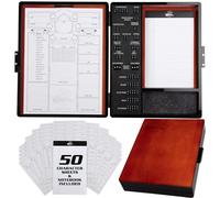 Monster Wooden Deluxe RPG Stat Tracker Case- Keep Track of Character Abilities, Currency, & More- The Must Have Holiday Gift for Dungeons Dragons RPG Players- Compatible w/D&D & Role Playing Games