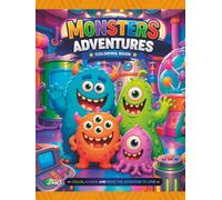 Monster World Adventures Coloring Book: Cute and Friendly Monsters for Creative Coloring Adventures