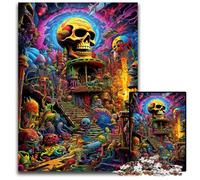 Monster World Jigsaw Puzzle 1000 Pieces Jigsaw Puzzles for Adults Perfect for Family Fun on Christmas, Thanksgiving, Birthdays & Easter 1000 PCS(75x50cm)