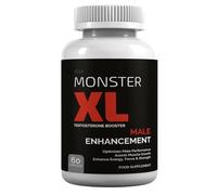 Monster XL Testosterone Support Supplement with Tribulus, Arginine, Maca and Ginseng, 60 Capsules
