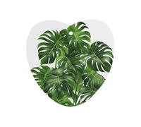 Monstera Deliciosa Banana Palm Car Air Freshener Hanging, Long Lasting Scented Car Aromatherapy Tablets, Love form Fragrance Scented Cards for Vehicles, Bedroom, Wardrobe Black-style