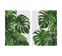Monstera Deliciosa Banana Palm Passport Holder, ID Card Protector Case Passport Holder with Slot Passports Travel Wallet Document Cover for Women And Men