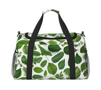Monstera Deliciosa Banana Palm Print Weekender Bag,Gym Bag with,Carry On Luggage Overnight Weekend Bag, Holdall Handbag & Shoulder Bag for Travel Fitness