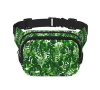 Monstera Deliciosa Banana Palm Unisex Fashion Waist Packs, Stylish Fanny Packs for Workouts, Running, Traveling, and Hiking