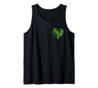 Monstera Deliciosa Heart Pocket Plant Mother Tropical Leaf Tank Top