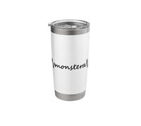 Monstera ECG Heartbeat Pulse Stainless Steel Insulated Tumbler