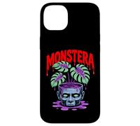 Monstera Gothic Skull Planter Creepy Houseplant Case for iPhone 14 Plus