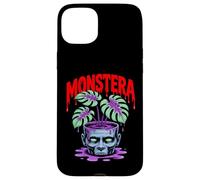 Monstera Gothic Skull Planter Creepy Houseplant Case for iPhone 15 Plus