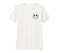 Monstera Leaf Eyes Happy Face Houseplant Lover Design Premium T-Shirt