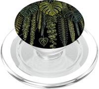 Monstera Leaf Houseplant Botanical Tropical Summer Plant PopSockets PopGrip for MagSafe