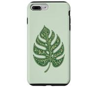 Monstera Leaf Ornament with Floral Structure Nature Symbol Case for iPhone 7 Plus/8 Plus