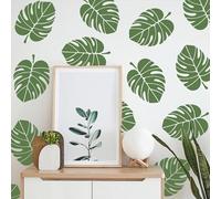 Monstera Leaf Stencil for Walls Large Reusable Template for Painting