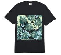 Monstera Leaves Pattern Tropical Plant Leaf Comfort Colors Adult Heavyweight T-Shirt