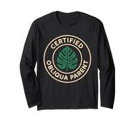 Monstera Obliqua Rare Plant Collector Leaf Lover Indoor Gift Long Sleeve T-Shirt