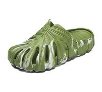 Monstera Slippers, 2023 New Adult Anti-slip Monstera Slippers, Unisex Indoor And Outdoor (Camo Green, numeric_7_point_5)
