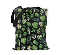 Monstera Tote Bag Monstera Leaves Tote Bag Tropical Leaf Gift Plant Lover Gift (Monstera Leaves TOTE)