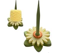 Monstera Yarn Holder - 3D Printed Portable, Tangle-Free Yarns Rotation Holders with Stitches Markers, Spin Yarn Holder Stand for Crocheting, Crochet Accessories for Women Grandma Und Knitting Lovers