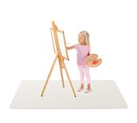 MonsterMat Extra Large Waterproof Splat Mat - 60"x60" Super Jumbo Mess Mat for Floor & Table Protection Washable Mat for Arts, Crafts, Painting, and Playtime (Grey) (Grey)