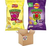 MonsterMunch Roast Beef, Pickled Onion 6 pack x 20g - 02 Mixed Bags(12 mini Bags)
