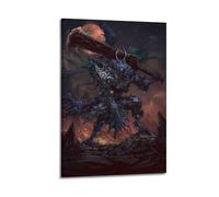 Monsters And Knights Warlord Werewolf Poster Poster Decorative Painting Canvas Wall Posters And Art Picture Print Modern Family Bedroom Decor Posters 16x24inch(40x60cm)