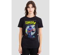 Monsters At Work Tylor, Comedian In Training T-Shirt, Black Disney Black M