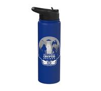 Monsters Creatures Moth Man Wolf Bigfoot Halloween Cryptid Stainless Steel Insulated Water Bottle