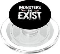 Monsters Do Exist Tshirt Men Women GYM Gothic Scary Horror PopSockets PopGrip for MagSafe