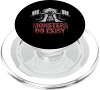 Monsters Do Exist Tshirt Men Women GYM Gothic Scary Horror PopSockets PopGrip for MagSafe