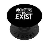 Monsters Do Exist Workout Horror Halloween PopSockets Adhesive PopGrip